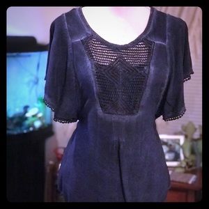 Knox rose blue shirt